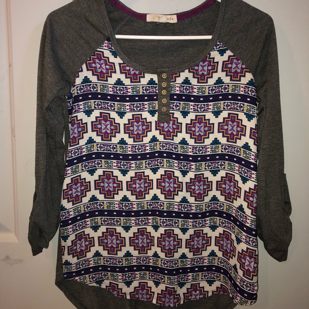 Three quarter length shirt